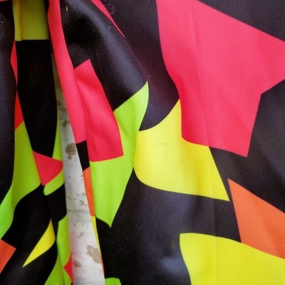 Shinesty Romania Women's Ski Pants 80s 90s Geometric Print Snow Winter Sz Small - Picture 8 of 15